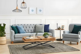 Hanah Home Towly - Mesa de centro Nogal